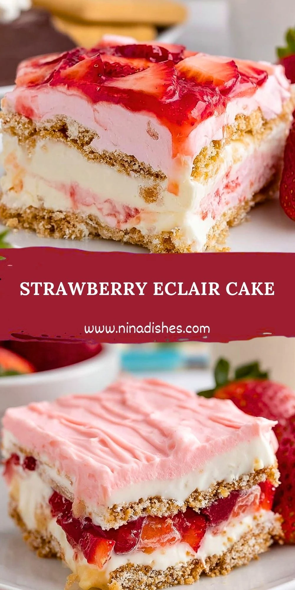 Strawberry Eclair Cake (2)