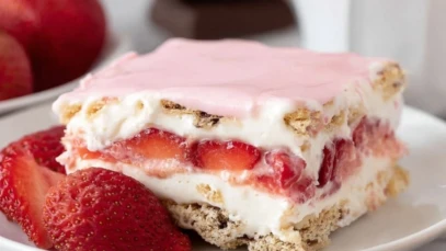 Strawberry Eclair Cake