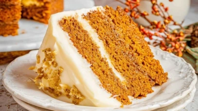 Moist Spice Cake with Cream Cheese Frosting
