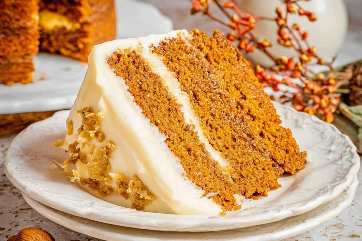 Moist Spice Cake with Cream Cheese Frosting