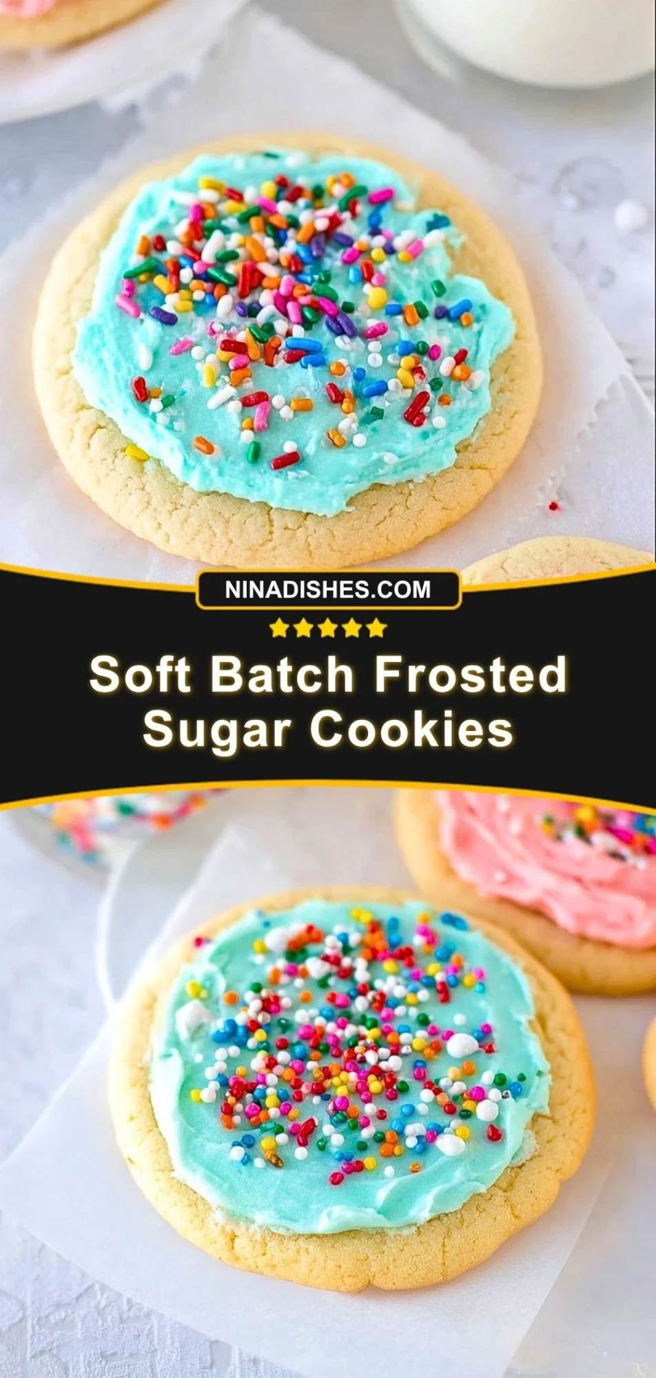 Soft Batch Frosted Sugar Cookies (3)