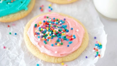 Soft Batch Frosted Sugar Cookies