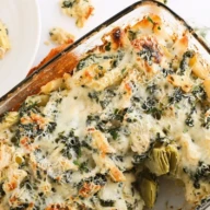 Creamy Spinach and Artichoke Chicken Casserole