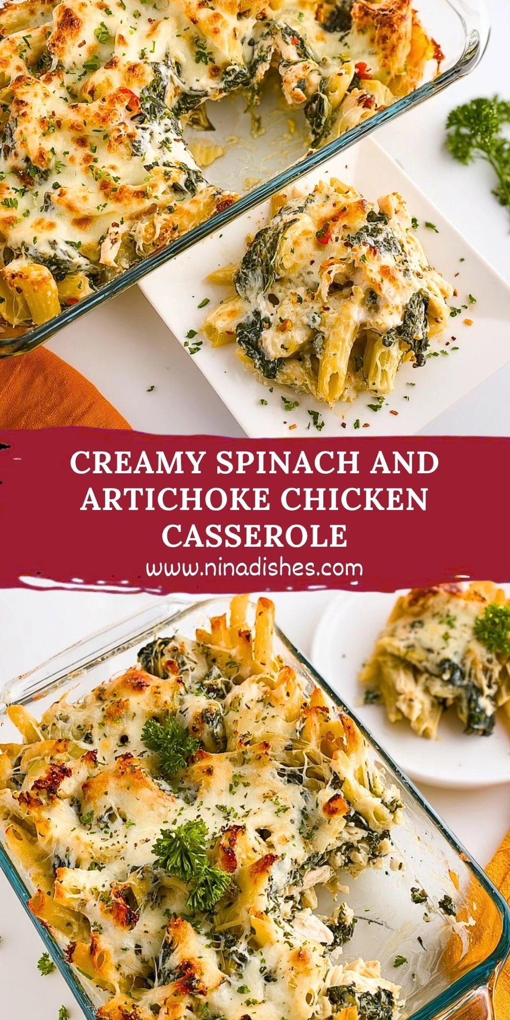 Creamy Spinach and Artichoke Chicken Casserole (2)