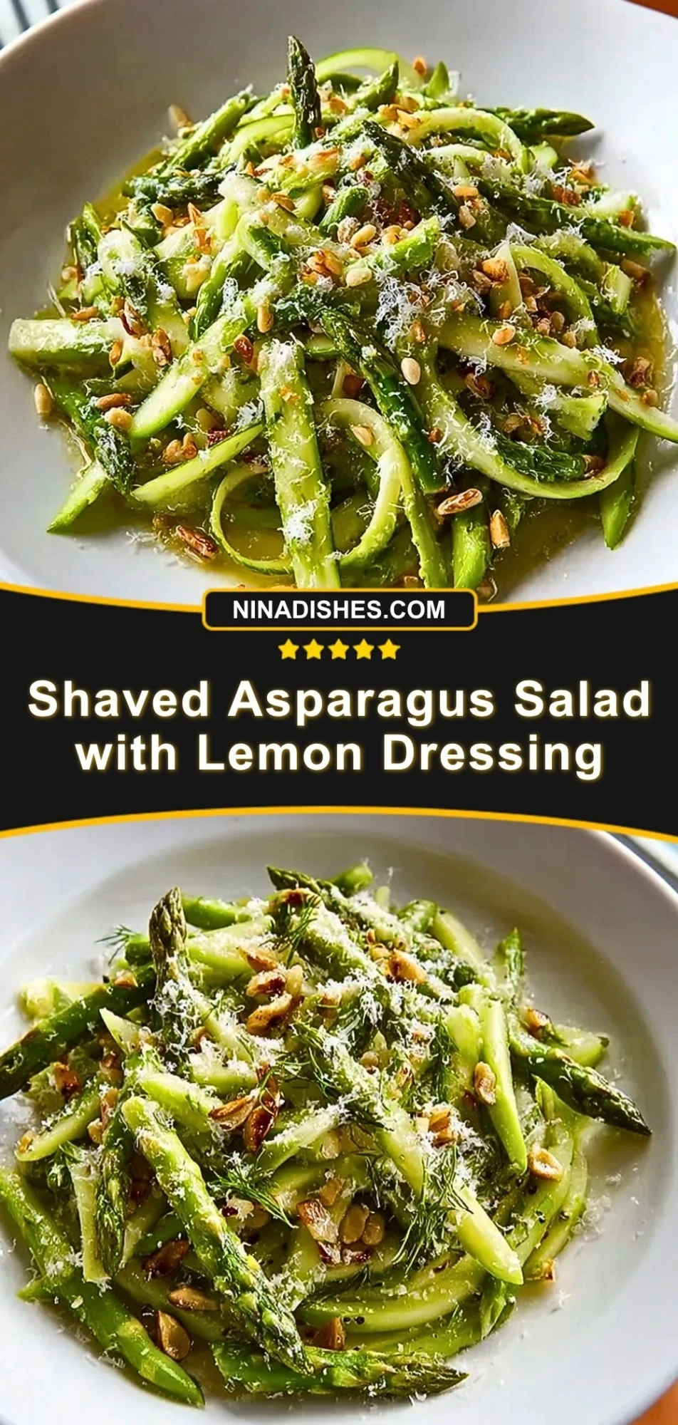 Shaved Asparagus Salad with Lemon Dressing (2)