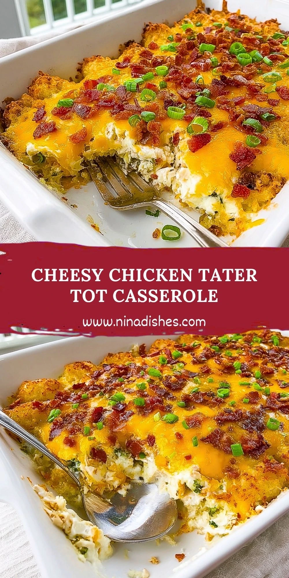 Cheesy Chicken Tater Tot Casserole (2)