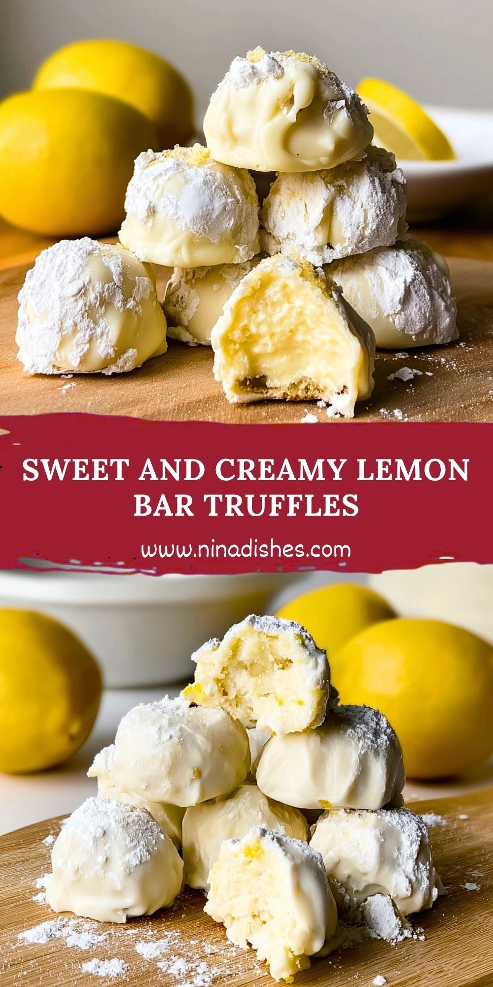 Sweet and Creamy Lemon Bar Truffles (2)