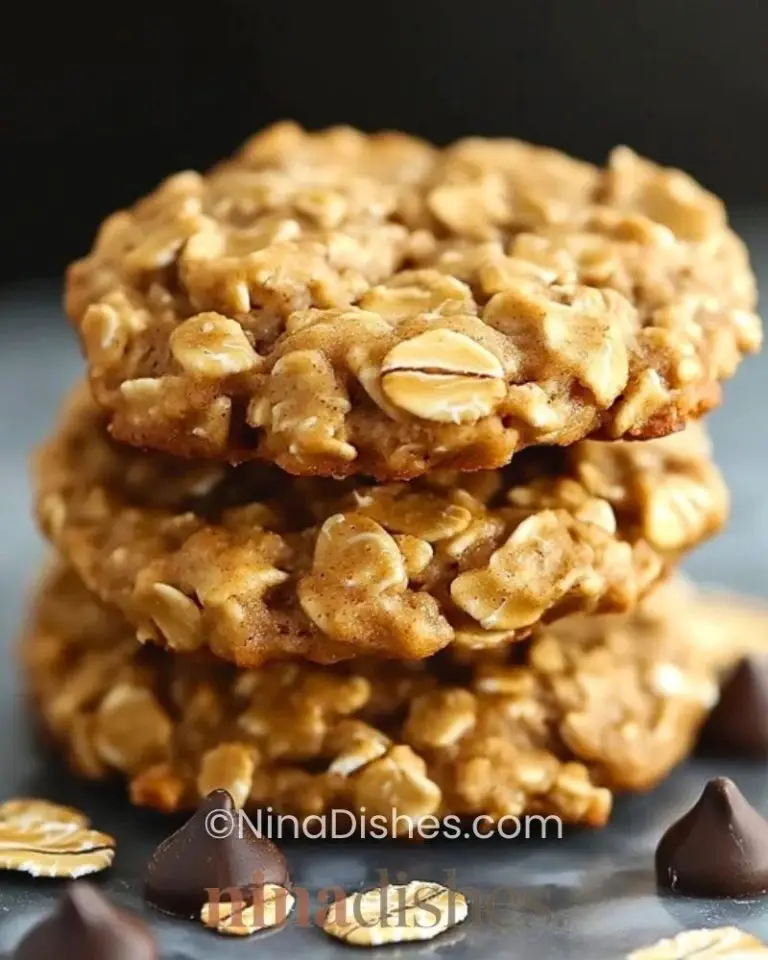 3-Ingredient Oatmeal Breakfast Cookies