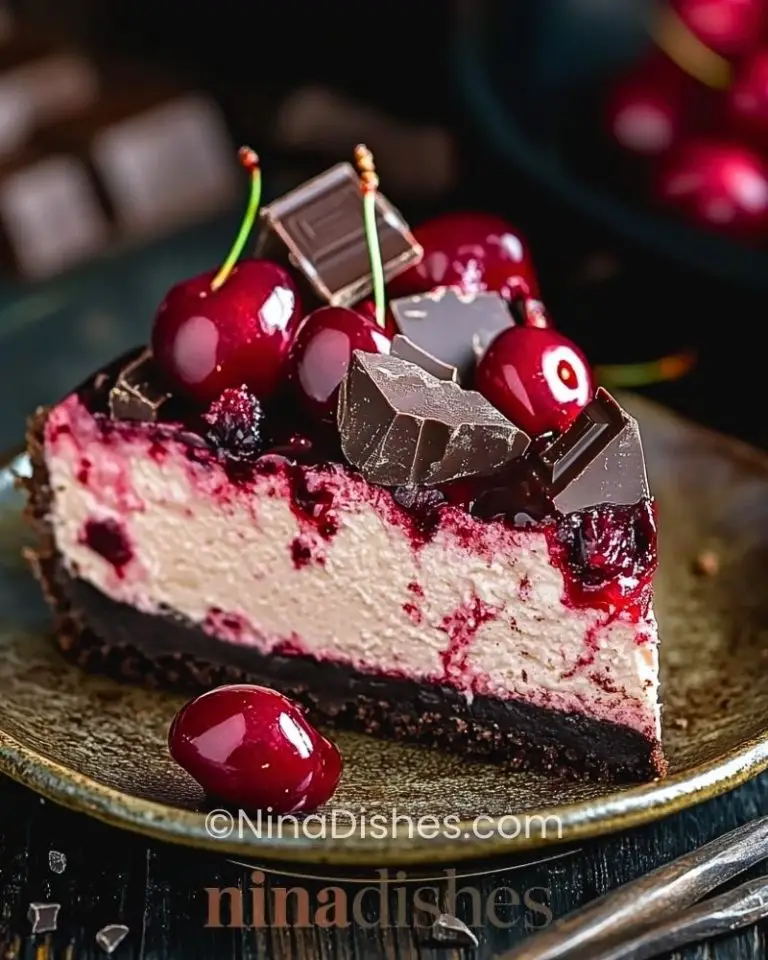 Cherry Chocolate Cheesecake