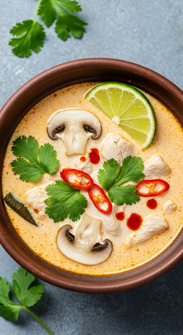 Authentic Tom Kha Gai Soup