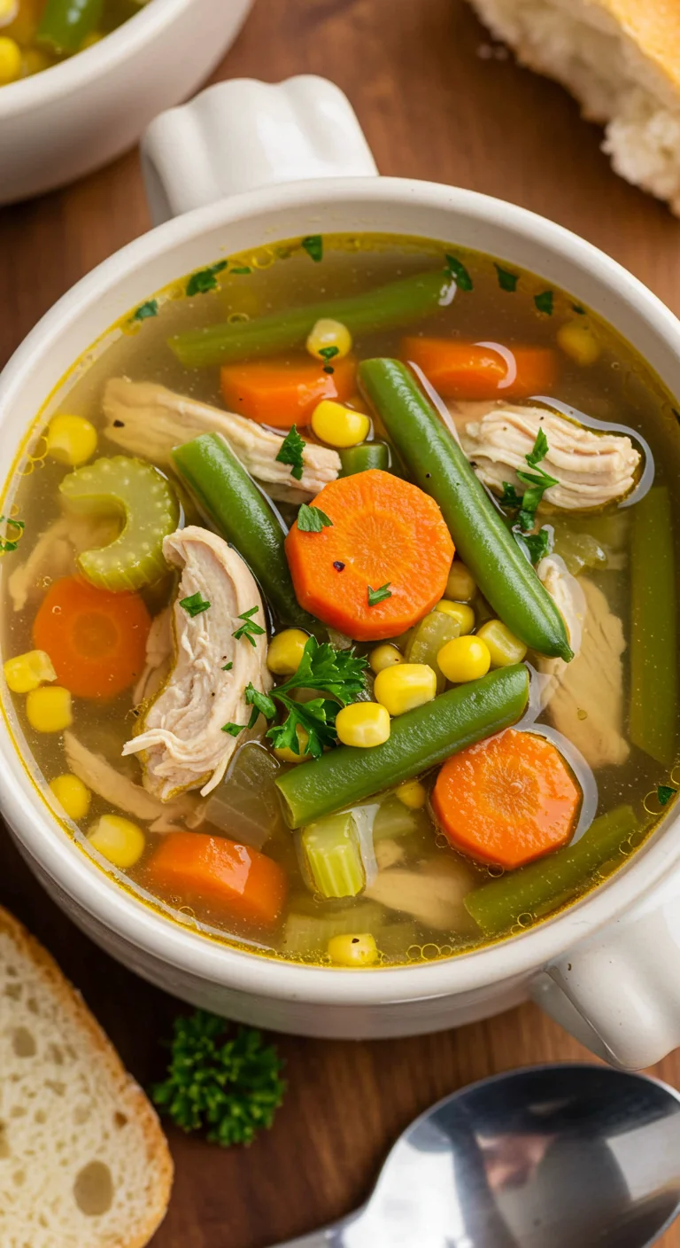 Cozy Chicken Vegetable Soup Recipe