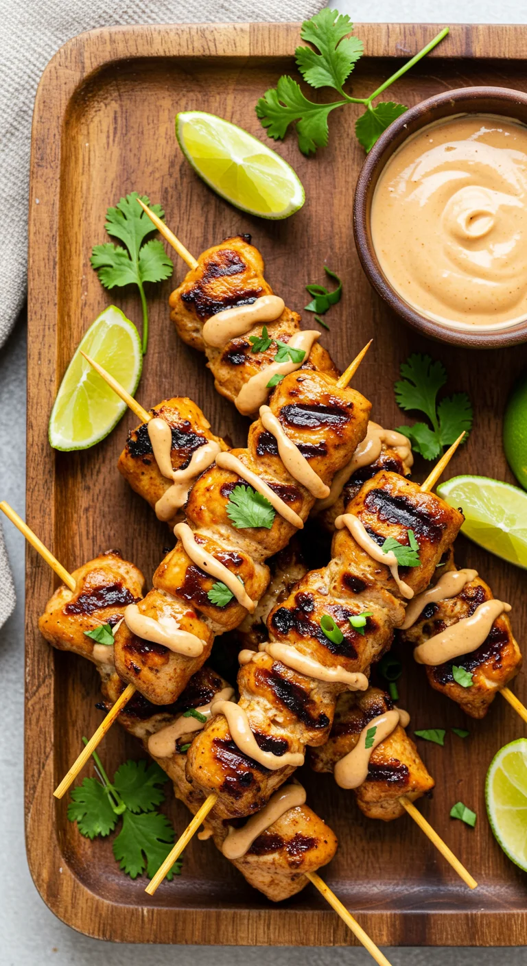 Bang Bang Chicken Skewers