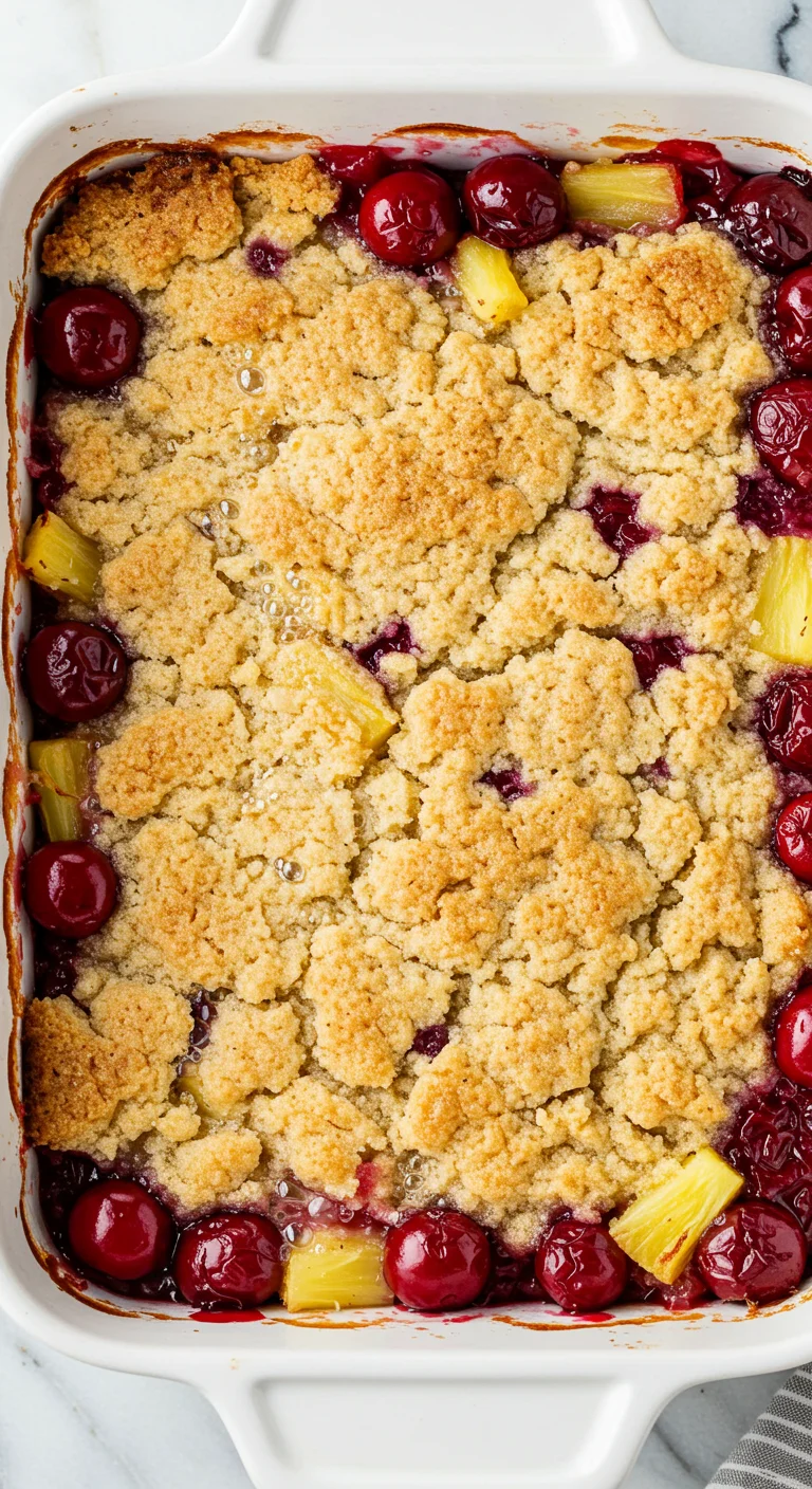 Cherry Pineapple Dump Cake