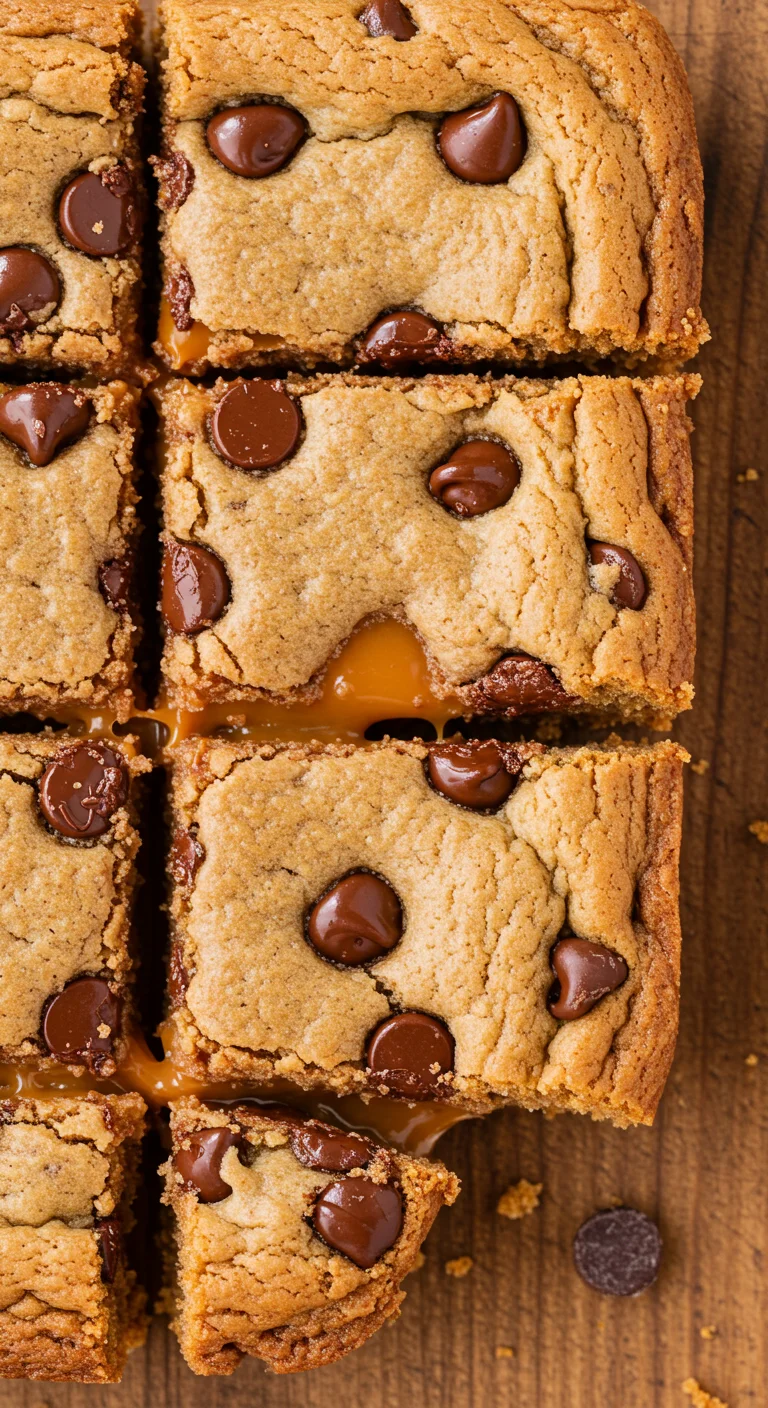 Chocolate Chip Caramel Bars