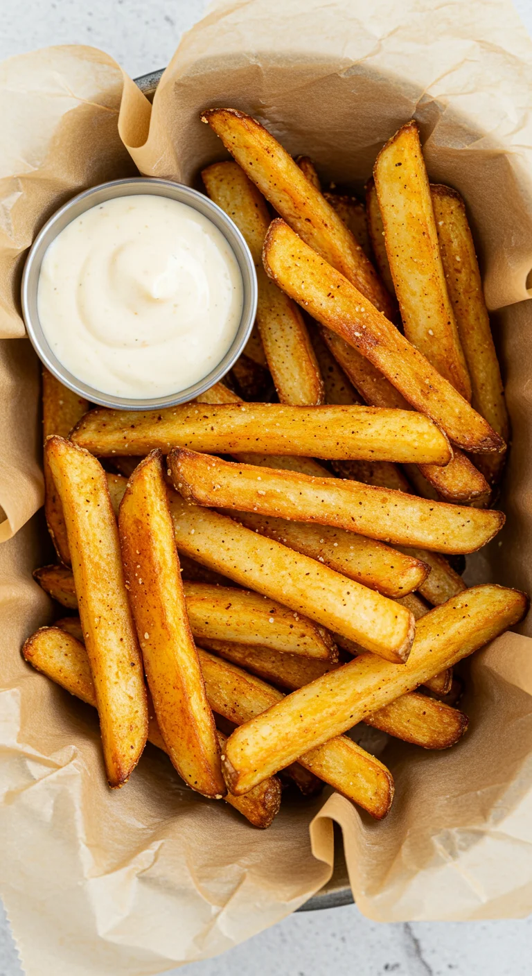 Crispy Air Fryer Seasoned French Fries