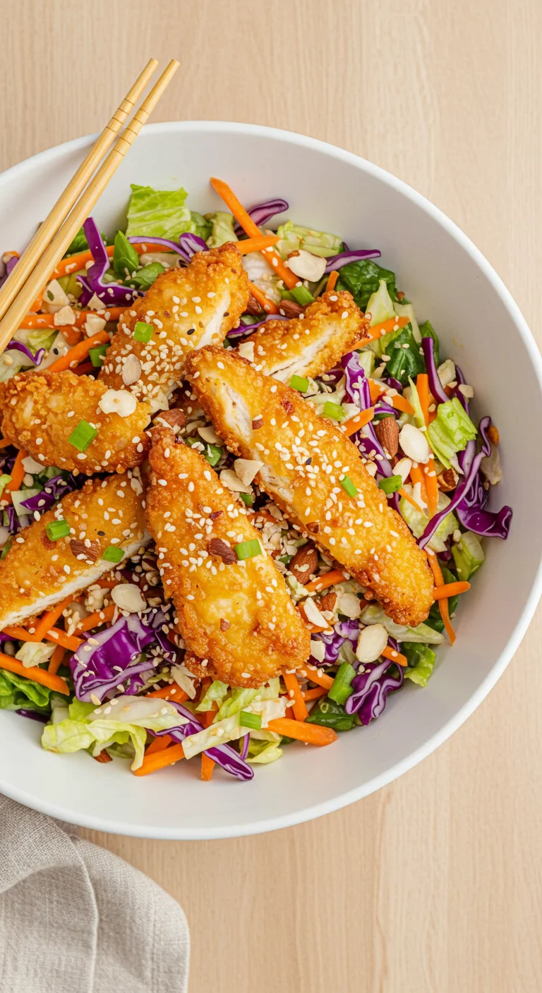 Crispy Asian Chicken Salad