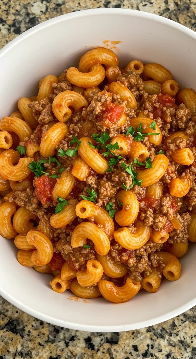 Easy Homemade Beefaroni