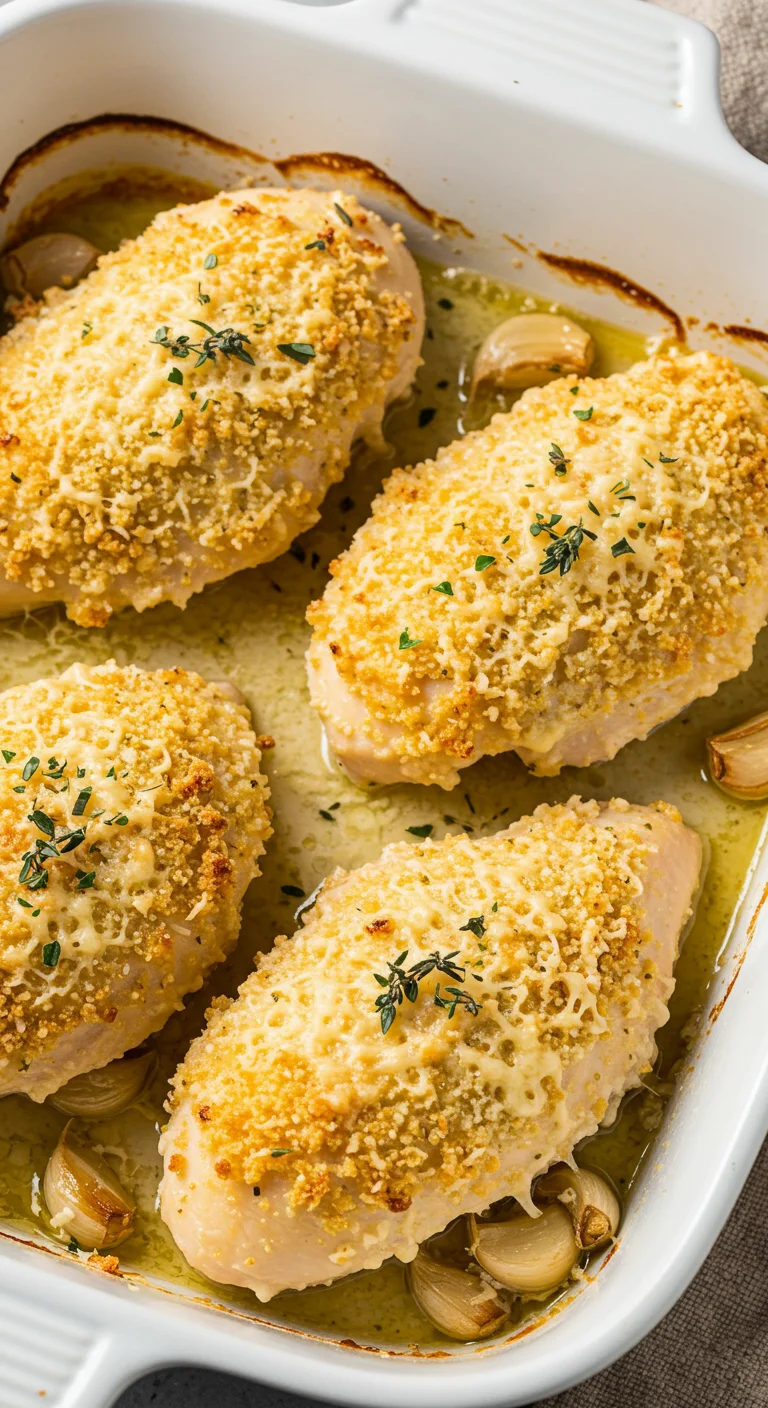 Garlic Parmesan Chicken Bake
