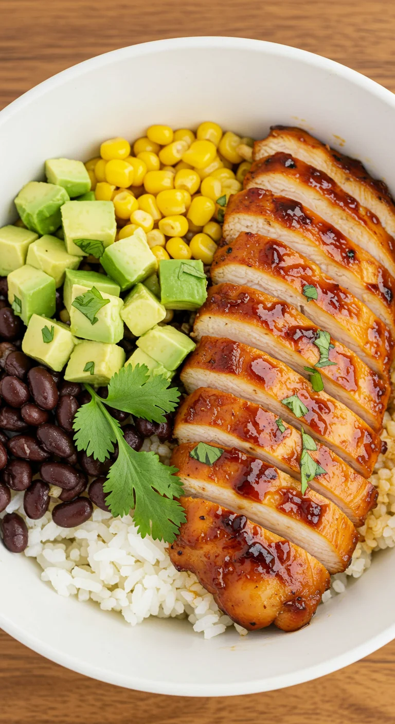 Honey Chipotle Chicken Rice Bowls