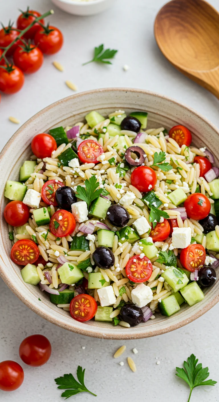 Mediterranean Orzo Pasta Salad