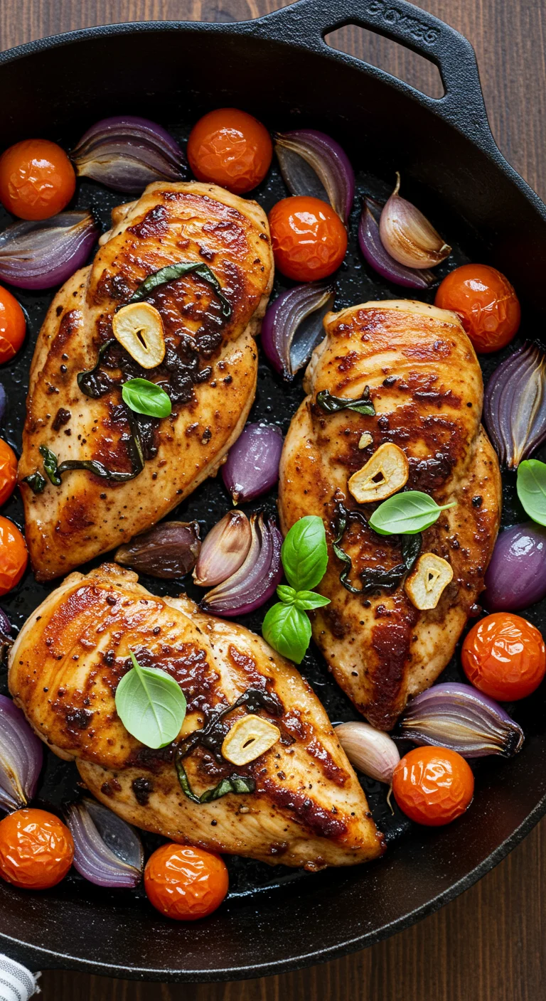 One Pan Balsamic Chicken