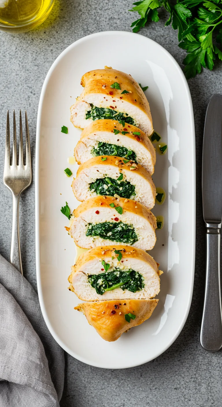Spinach Stuffed Chicken