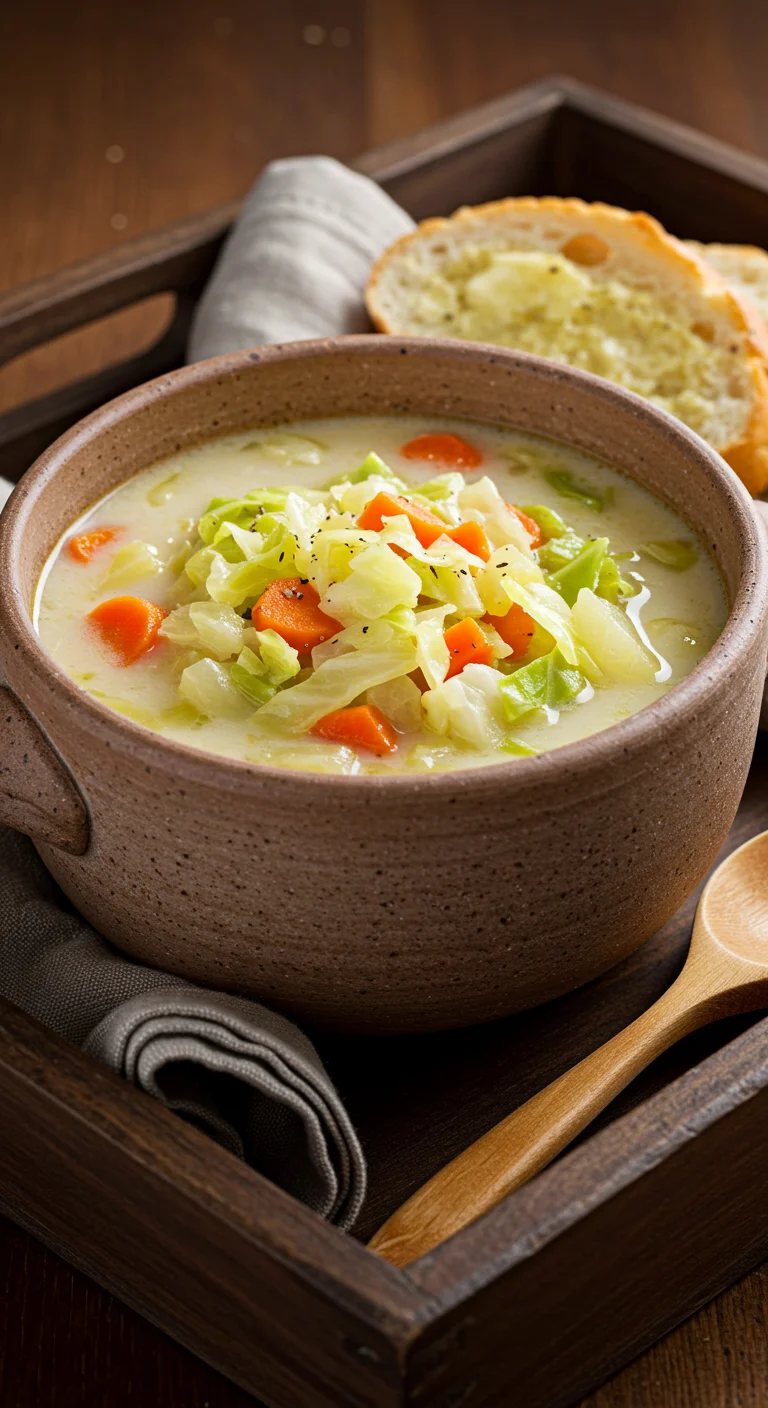 One-Pot Creamy Cabbage Soup