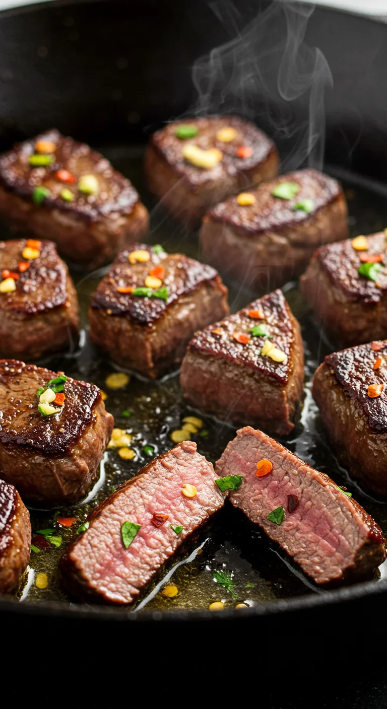 Cowboy Butter Steak Bites