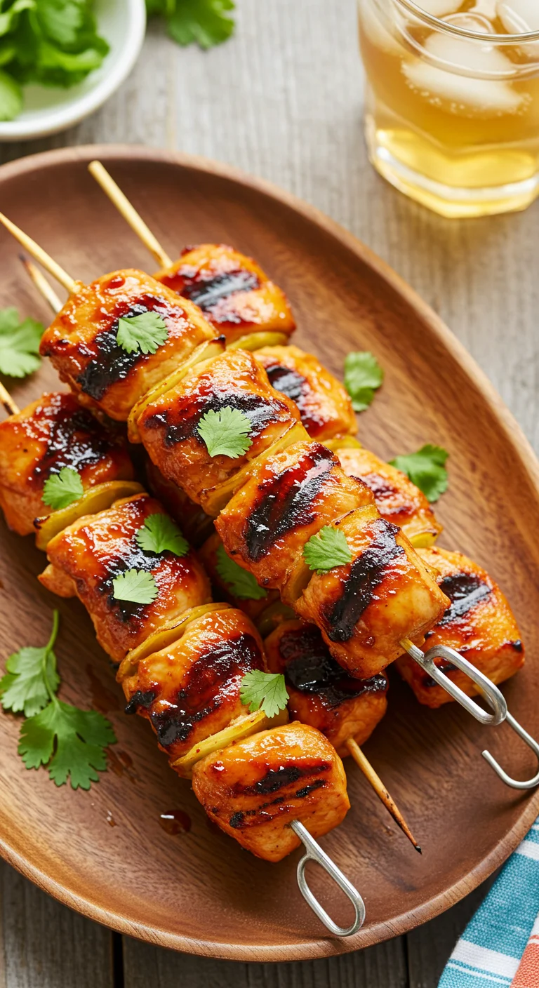 Firecracker Chicken Skewers