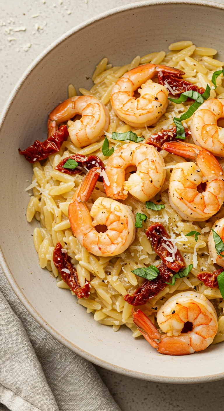 One Pot Marry Me Shrimp and Orzo Pasta
