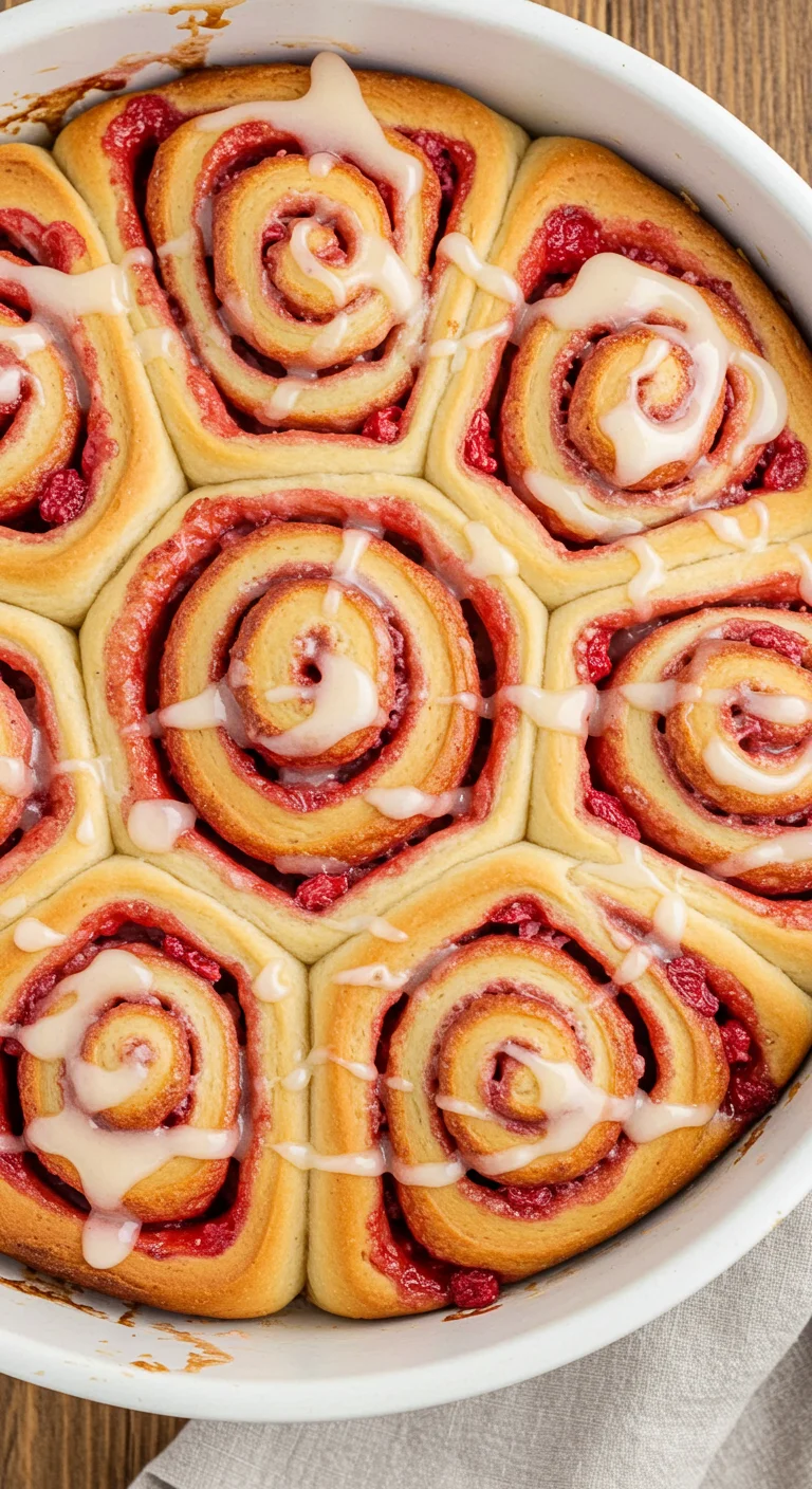 Strawberry Cinnamon Rolls