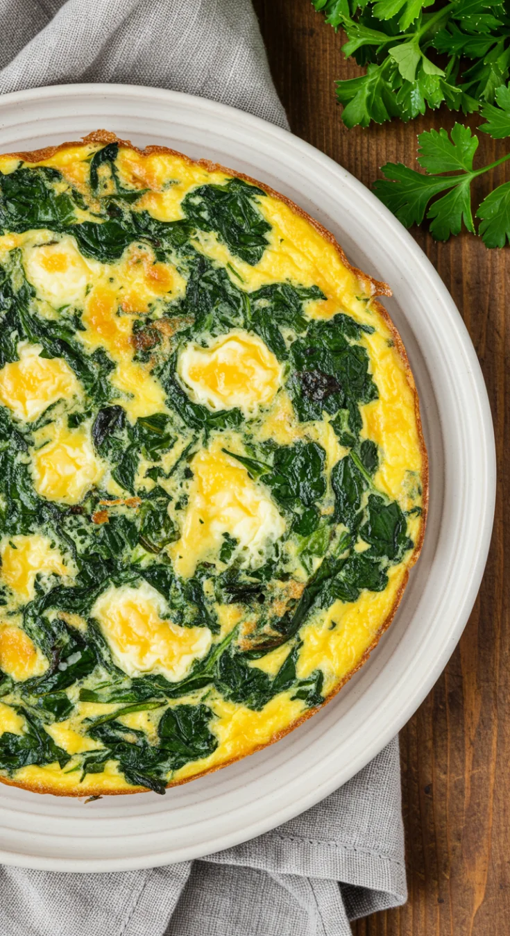 Best Spinach Frittata Ever
