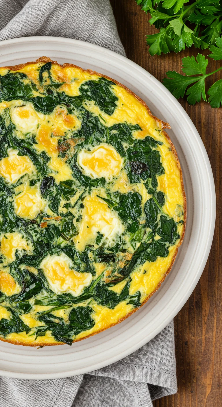 Best Spinach Frittata Ever
