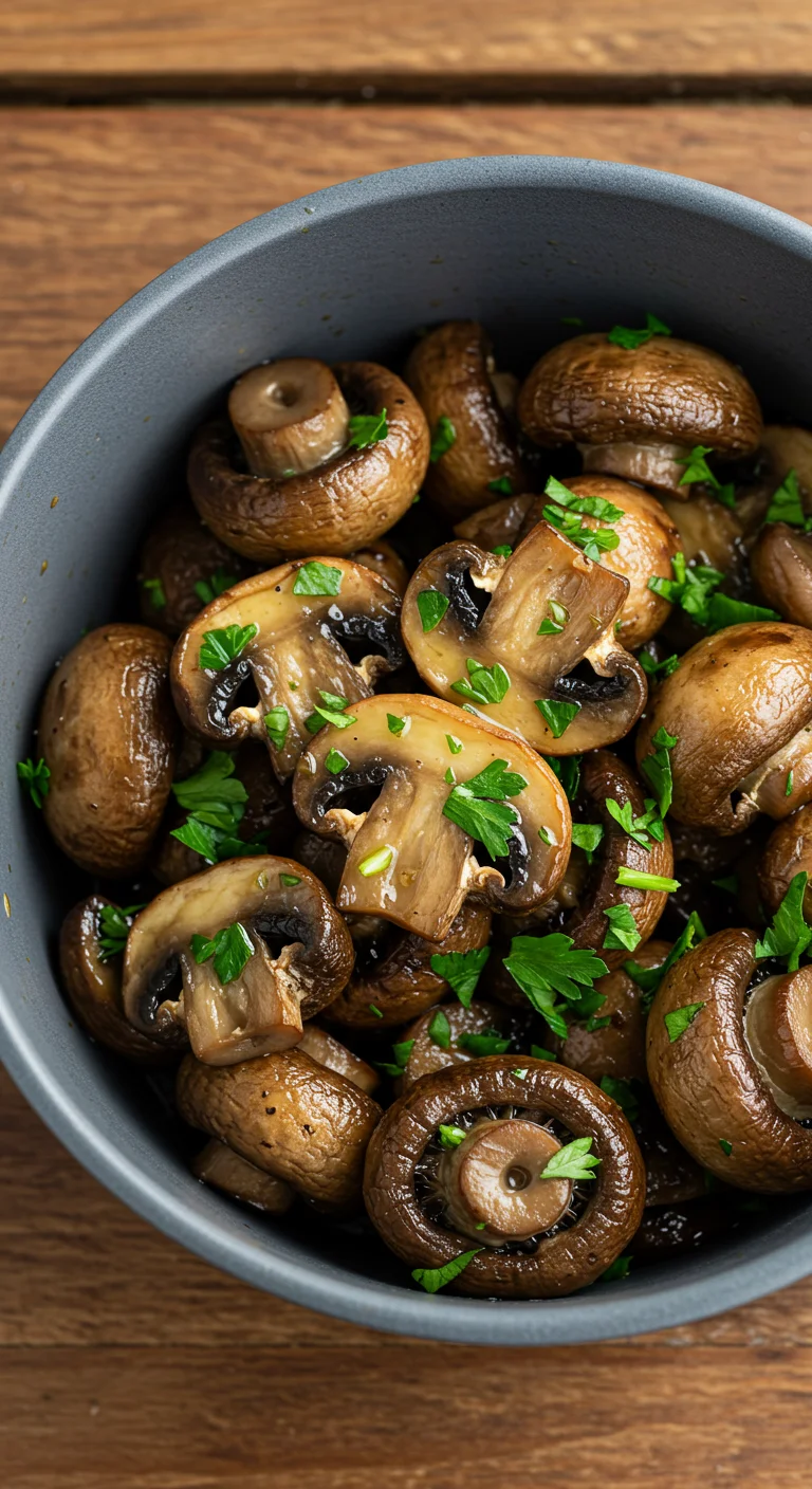 Air Fryer Mushrooms