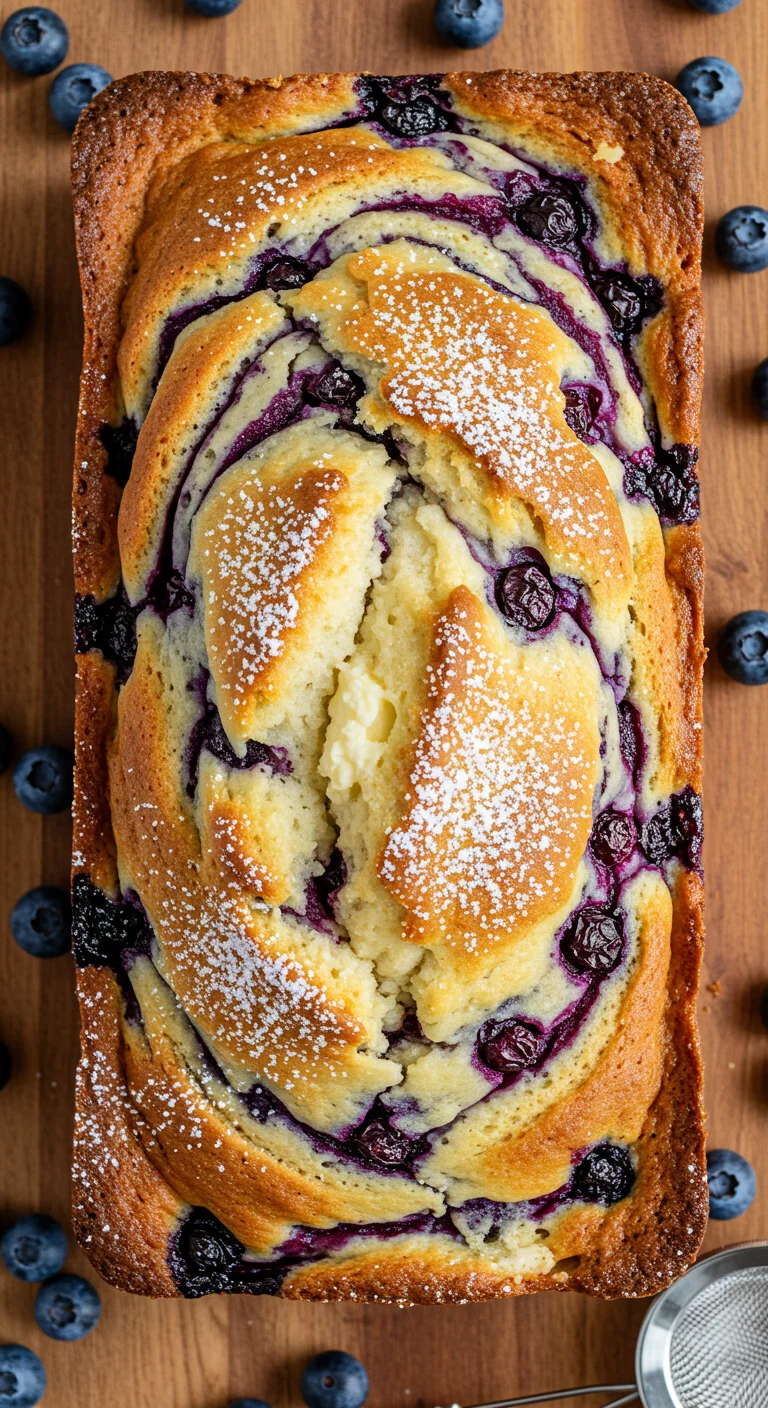 Blueberry Cream Cheese Bread